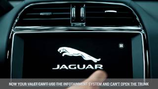 Jaguar FPace  How to use Valet Mode WOW Amazing Technology [upl. by Ereveniug]