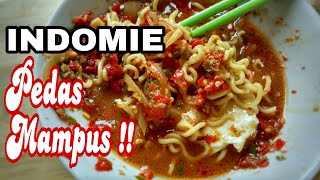 RESEP INDOMIE PEDAS MAMPUS [upl. by Hacceber]