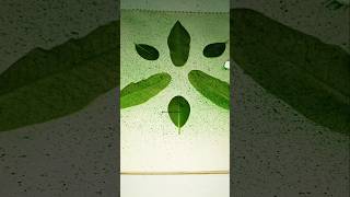 Leaf Painting Tutorial🌿 leafart art shorts ytshort painting tutorial leaf designerdiaries [upl. by Namdor]