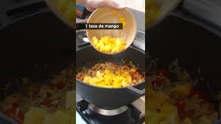 Arroz con mango hecho con Arrossísimo con coco [upl. by Camel]