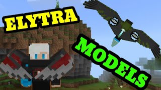 ELYTRA MODELS texture pack para minecraft pe  Bedrock 😯😯 [upl. by Tapes165]