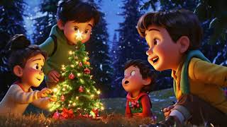 The Little Christmas Tree – Christmas Song for Kids  Festive PopFolk Holiday Music animation [upl. by Tayyebeb]