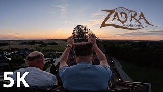 Zadra POV 5K60 FPS  Energylandia  Backseat sunset [upl. by Hadlee347]