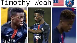 Timothy Weah  Goals  Skills  USA U17  PSG Academy [upl. by Diandre]