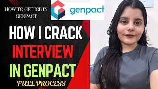 How I Get Job in Genpact  Genpact Hiring Process  How many rounds of interview in MNC Companies [upl. by Imak439]