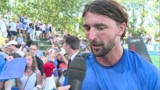 Ivanisevic vs Leconte Moya vs Philippoussis  KnokkeHeist Belgium August 17 2012 [upl. by Ednutey]