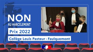 Prix NAH 2022  Collège Louis Pasteur  Faulquemont [upl. by Lietman464]