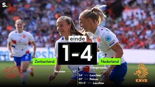 Highlights uit de match ZwitserlandNederland 14 [upl. by Torie327]