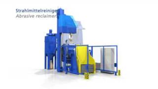 WHEELABRATOR GROUP  Muldenband Strahlanlage [upl. by Joiner]