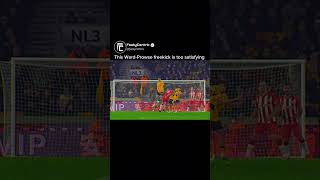 WardProwse free kick goal [upl. by Nnahaid]