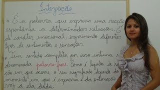 Aula 10 Interjeição [upl. by Awram]