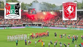 NEC 12 FC Twente Enschede Samenvatting  Stadium Vlog  Eredivisie  Vlog GoooLLL Goffertstadium [upl. by Maloney]