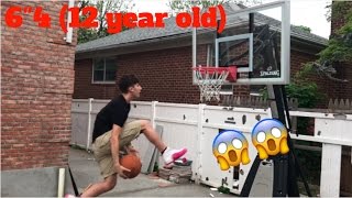 6quot4 12 YEAR OLD INSANE DUNKCONTEST MOM RAGES [upl. by Gomez341]