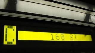 MTA New York City Subway Exclusive  168th Street Bound R44 C Train  23rd Street [upl. by Delcine]