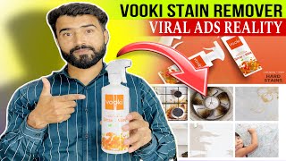 Viral Stain Remover Spray Review  Vooki Stain Remover  Grease Stain Remover  Chimney Cleaner [upl. by Demetria]