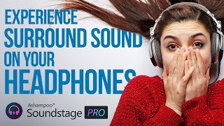 Ashampoo Soundstage Pro — Binaural surround sound demonstration [upl. by Anauqal647]