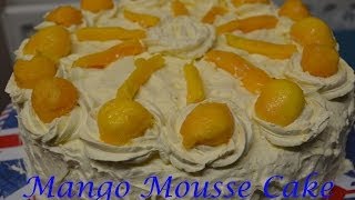 Mango Mousse Cake Filipino Version [upl. by Mecke]