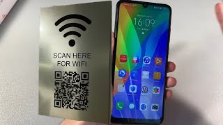 How to scan wifi qr code huawei Y6P  How to scan wifi qr code using huawei Y6P [upl. by Clarkson]