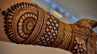 Beautiful Full Hand Mehndi Designs Chaat Pooja Mehendi Bridal Mehandi Easy [upl. by Joe]