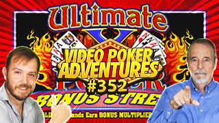 Double Double Bonus Ultimate X Bonus Streak Action Video Poker Adventures 352 • The Jackpot Gents [upl. by Faletti862]