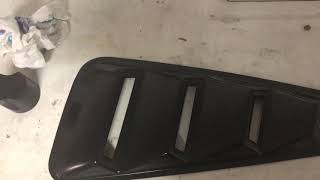 painting my side louvers on my 2005 mustang [upl. by Yderf4]