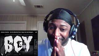 Ariana Grande  3435 Remix feat Doja Cat and Megan Thee Stallion Official Lyric Video Reaction [upl. by Ailama]