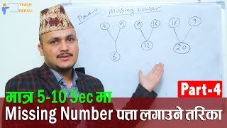 Missing Number Shortcut Trick Part  4  Kuber Adhikari  Teach For Nepali [upl. by Frye645]