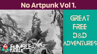 No Artpunk Vol 1 Review Great Free Classic DampD Adventures [upl. by Sibel50]