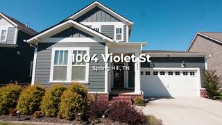 1004 Violet St Spring Hill TN 37174 [upl. by Htomit]