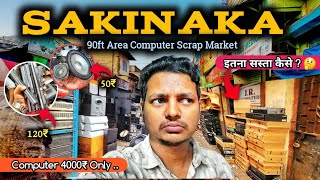 Computer Scrap Market  Sakinaka 90 feet road Computer Market vlog  V0059 [upl. by Skye]