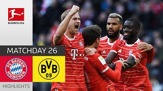 Bayern Flexing Their Muscles  Bayern München  Borussia Dortmund  Highlights  MD 26 – BuLi 2223 [upl. by Doy]