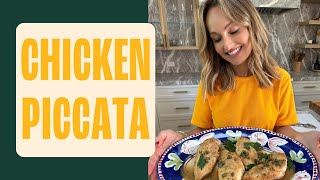 Chicken Piccata Classic Italian Recipe  Giada De Laurentiis [upl. by Aneryc509]