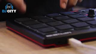 Akai MPD218 Drum Machine with DJ City [upl. by Sorel]