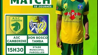 ASC CAMBERENE vs DON BOSCO en direct  2e mitemps [upl. by Aivonas]