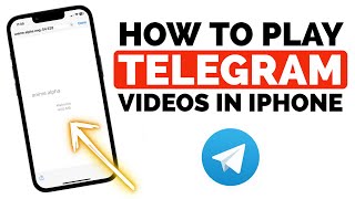 How to Play TELEGRAM Videos on iPhone I How to Fix Telegram Videos not playing on iPhone [upl. by Eduard]