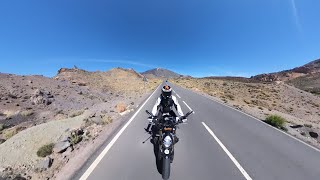 Mit dem Motorrad auf Teneriffa unterwegs SpanienKanarische Inseln Urlaub Teide [upl. by Nnayllehs]