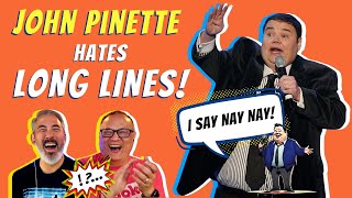 🤣JOHN PINETTE 🤬 HATES LONG LINES 😆 I SAY NAY NAY Pt 6 of 6 First Time Watching reaction funny [upl. by Imuyam]