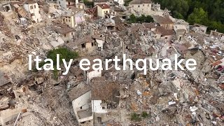 Italy Earthquake ancient villages destroyed aftershocks continue [upl. by Aved]