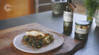 Belazu Patatas aliñadas with panfried cod rainbow chard and preserved lemons by Henry Russell [upl. by Ilise]