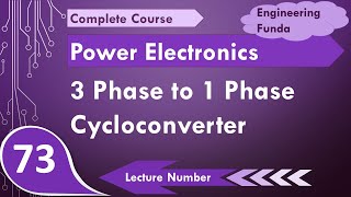 Three Phase to Single Phase Cycloconverter Basics Circuit Modes Working amp Waveforms Explained [upl. by Yrogreg262]