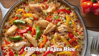 Chicken Fajita Rice  Resturant Style Best Fajita Rice [upl. by Eltsyek]