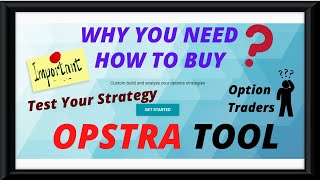 Why Option Traders need OPSTRA  How to Buy Opstra  How to Backtest your Strategy [upl. by Akaenahs]