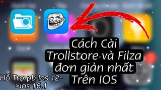 Cách Cài Trollstore cho IOS mới nhất Hỗ trợ từ IOS 1216👌 No JB 2024 [upl. by Reffotsirk]