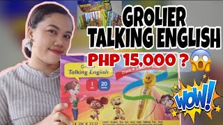 GROLIER TALKING ENGLISH  BOOKS AND READING PEN  REVIEW [upl. by Tongue]