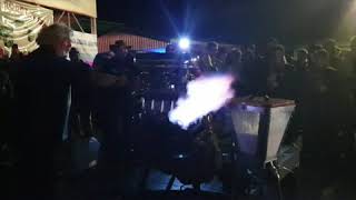 V8 Margarita Mixer  Night Time With big Flames  Meremere Dragstrip April 2019 [upl. by Teerpnam]