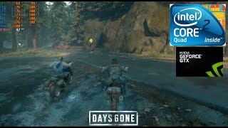 Days Gone on Core 2 Quad Q9650  GTX 750 Ti  12GB Ram [upl. by Aissilem872]