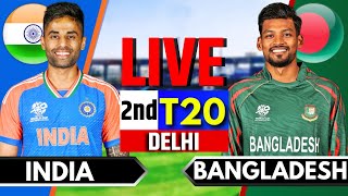 India vs Bangladesh 2nd T20  Live Cricket Match Today  IND vs BAN Live Match Today  IND vs BAN [upl. by Eceer801]