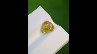 193 ct Pear Shape Sphene  Titanite Gemstone  Loose  Untreated [upl. by Muiram]