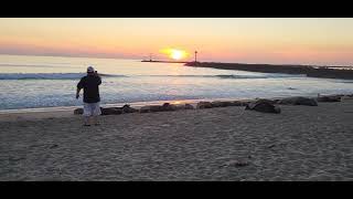 Silver Strand Beach Sunset  Oxnard California [upl. by Giesecke]