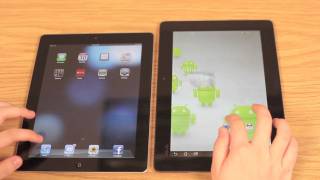 ASUS Eee Transformer Prime vs Apple iPad 2 [upl. by Sadinoel]